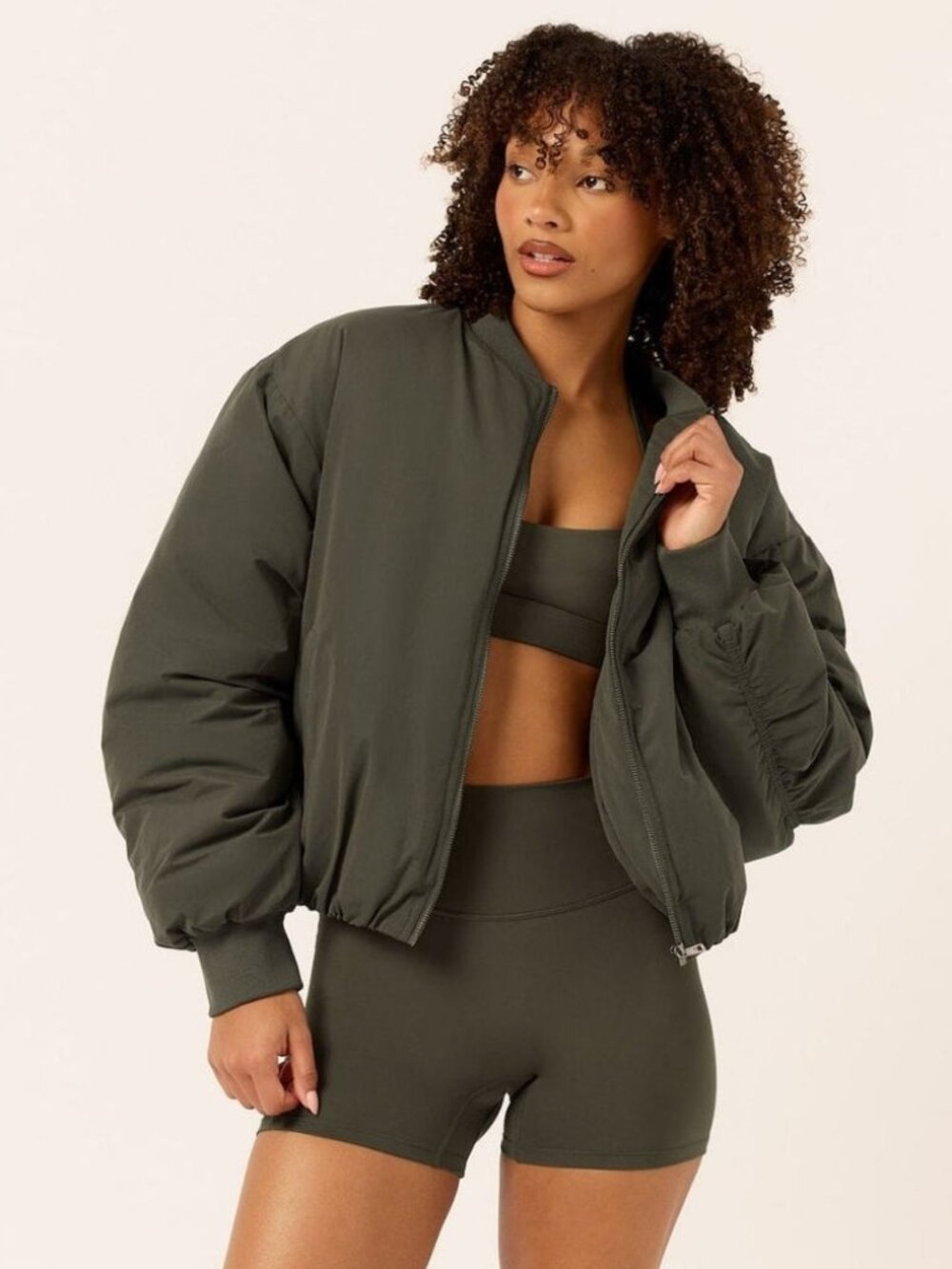 CSB Bomber Jacket - Deep Olive - Size Medium
